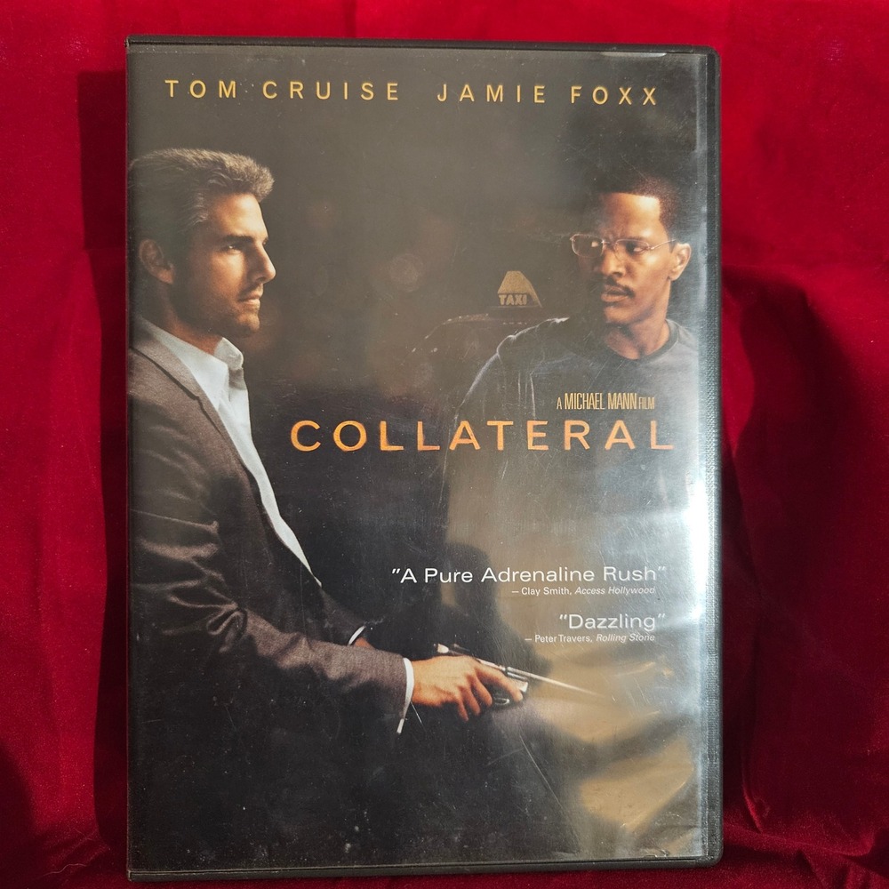 Collateral‎ DVD Tom Cruise Jamie Foxx Michael Mann Action Crime Thriller